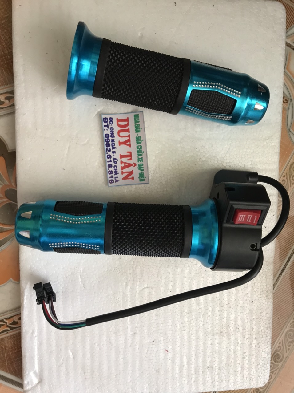 Tay ga 3 nấc xe đạp điện