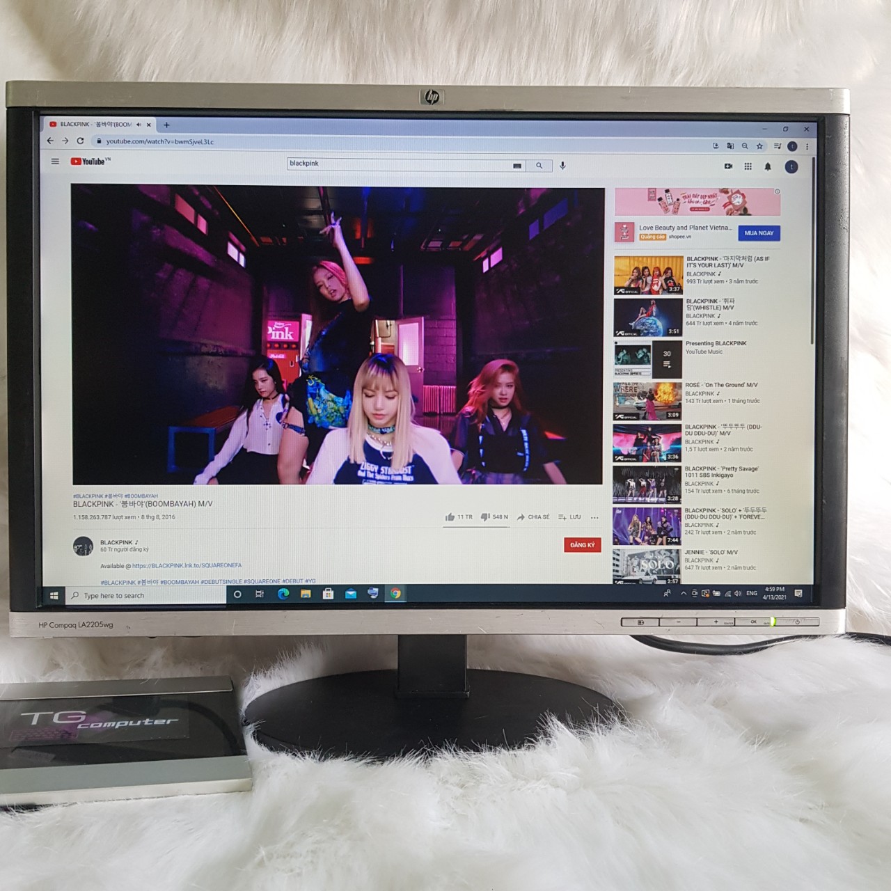 Màn hình lcd hp compaq 22 inch