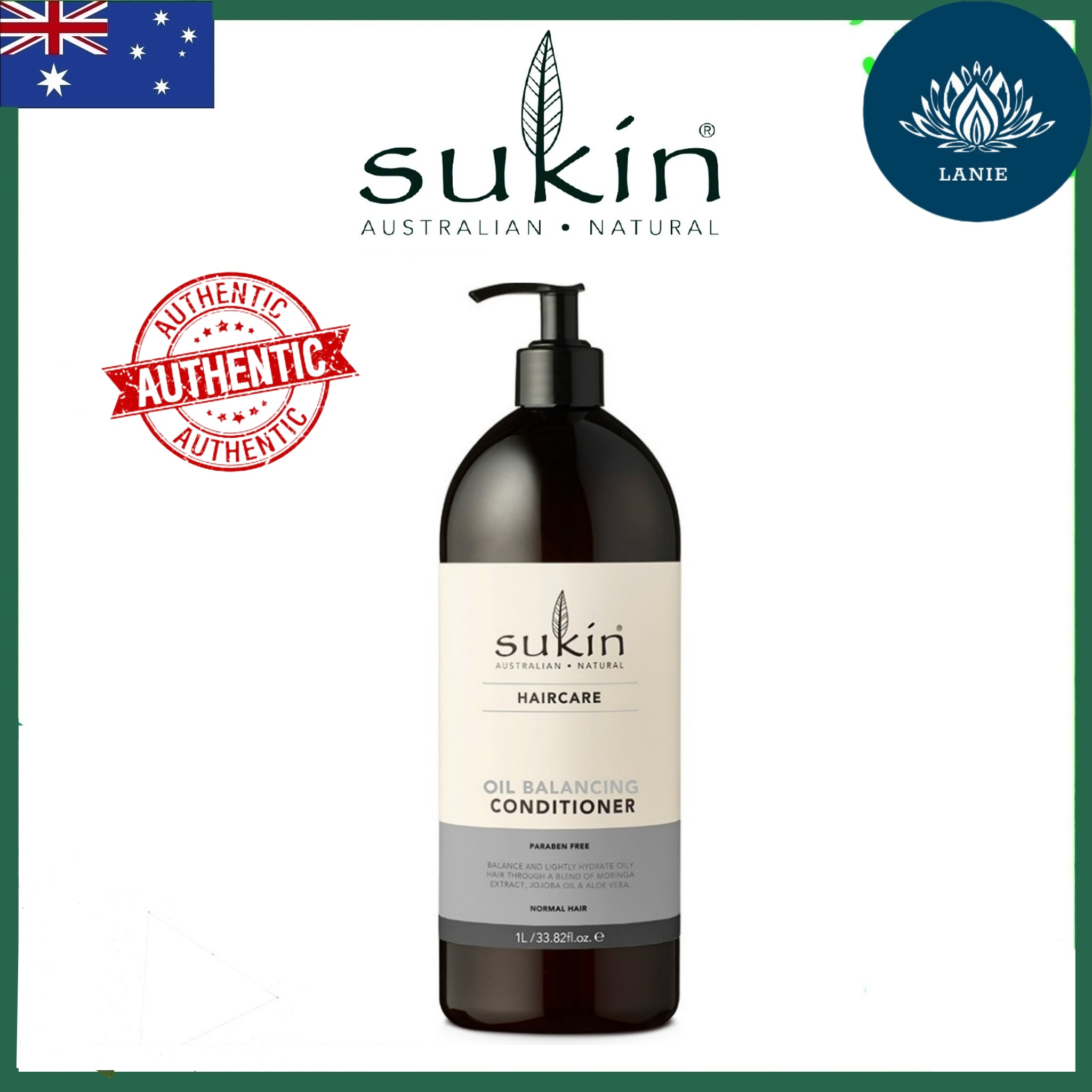 Dầu Xả Thảo Dược Dành Cho Tóc Dầu Sukin Oil Balancing Conditioner 1 lít