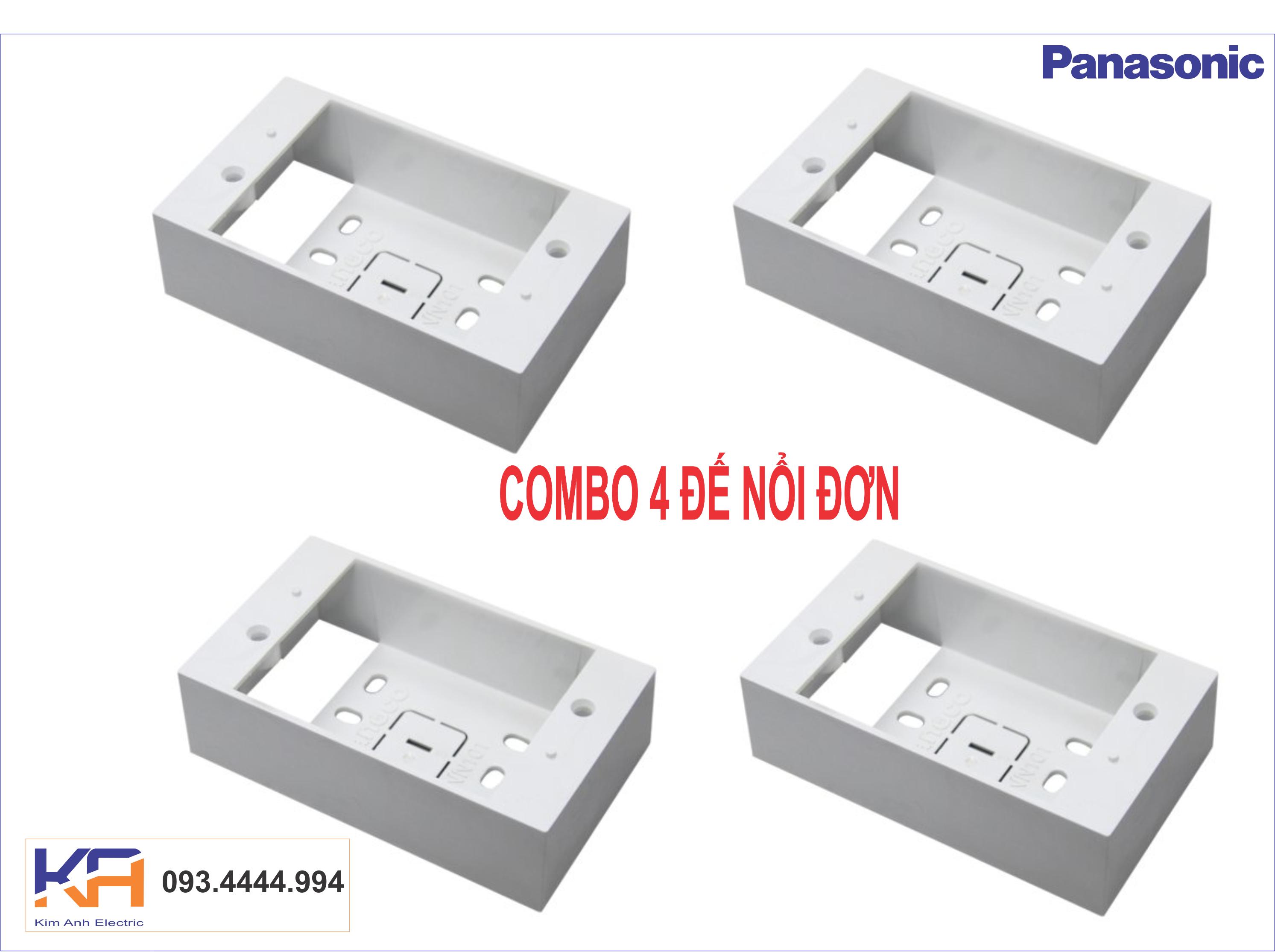 4 đế nổi đơn Nanoco NN101W Panasonic
