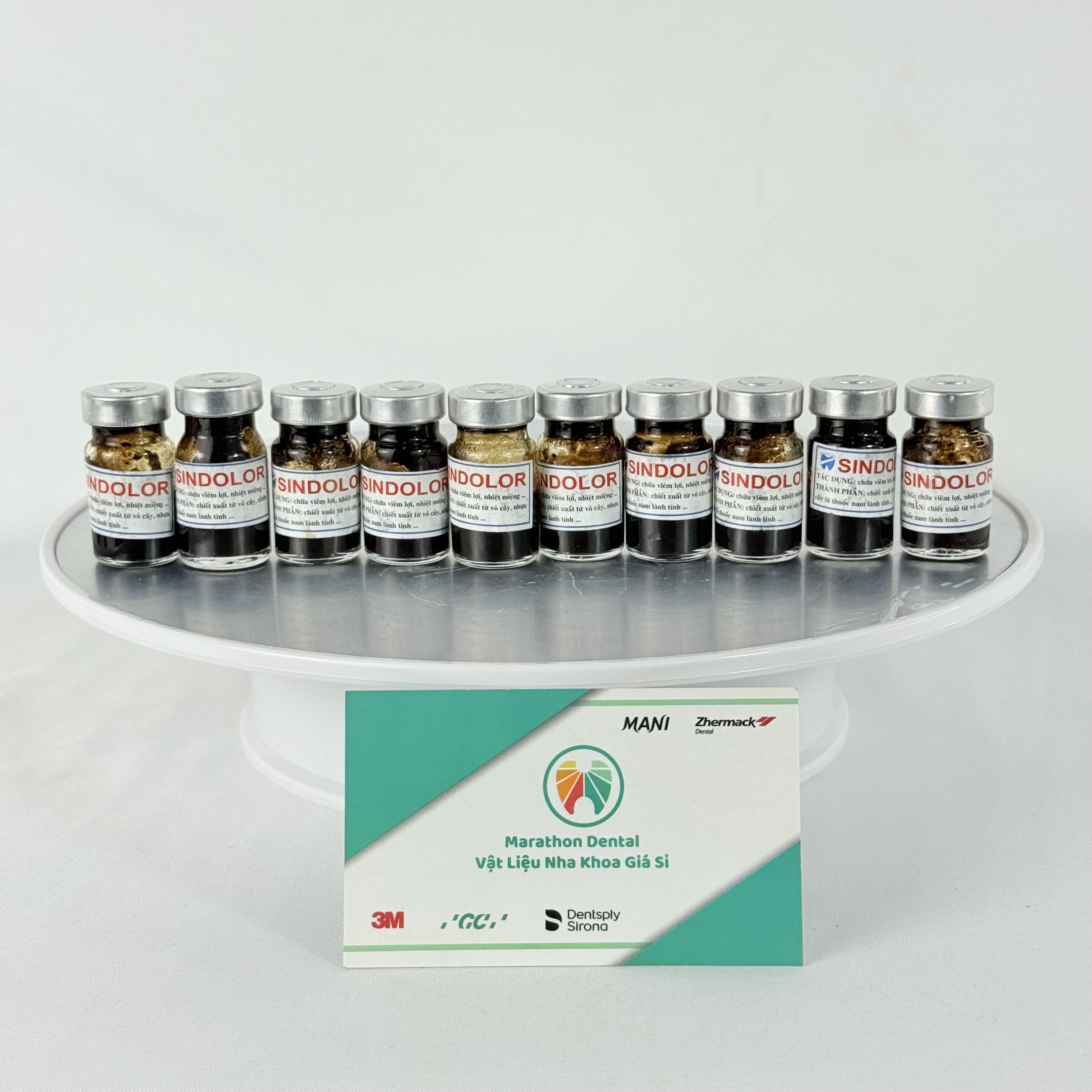 [COMBO 10 LỌ] Sindolor thuỷ tinh
