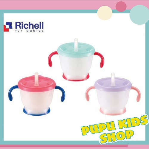 HÀNG NỘI ĐỊA NHẬT - CỐC TẬP UỐNG 3 GIAI ĐOẠN RICHELL DÀNH CHO BÉ TỪ 6 THÁNG PUPU KIDS SHOP