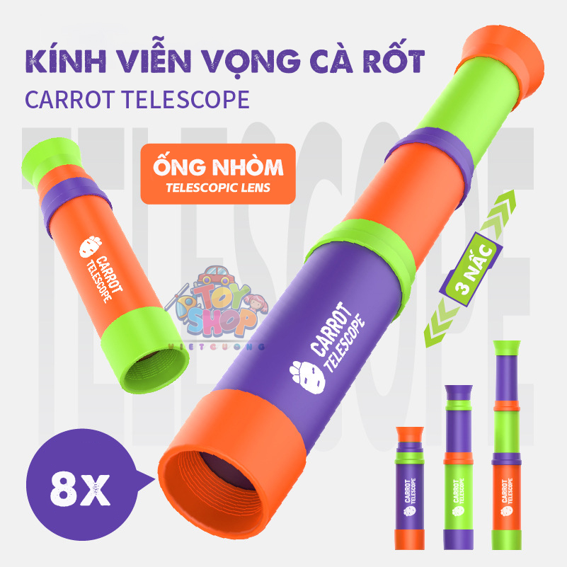Đồ chơi kính viễn vọng cà rốt, đồ chơi nghiên cứu khoa học