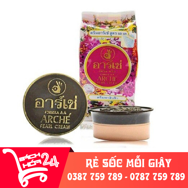 Kem sâm dưỡng trắng da mặt Arche Pearl Cream thái lan 3gr