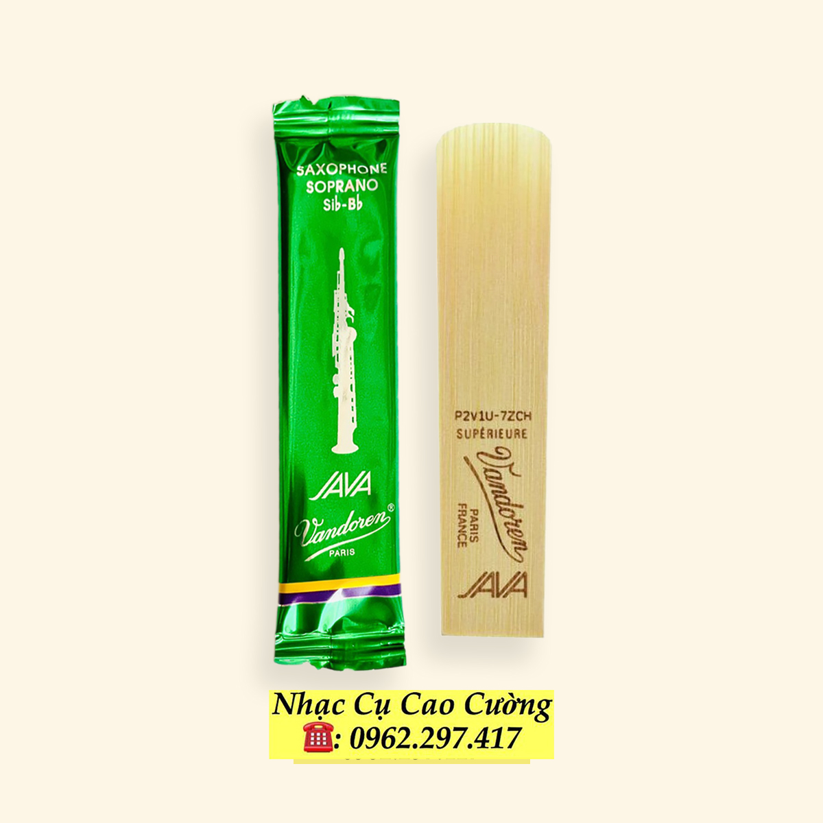 Dăm Kèn Saxophone Soprano Vandoren 2.5 Nhạc Cụ Cao Cường