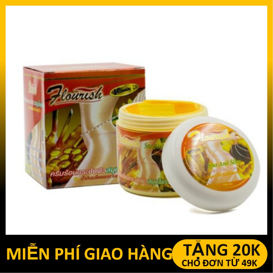Kem tan mỡ bụng gừng ớt flourish thái lan - hàng chuẩn thái