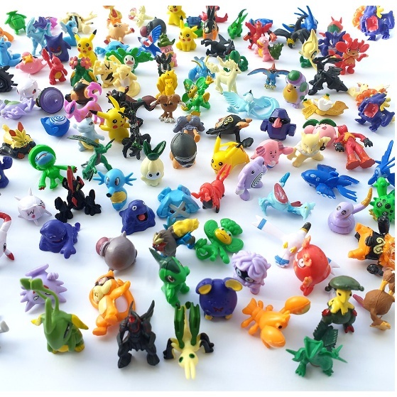 Mô Hình PokeMon 144 Pokemon khác nhau, Ngâu Nhiên 1 Con Pokemon