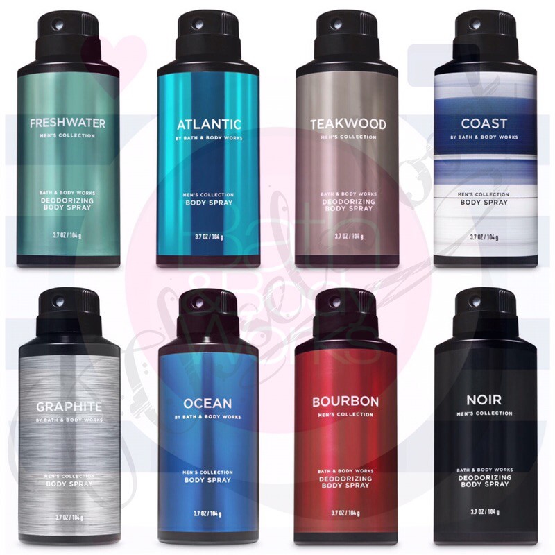 [Chọn mùi] Bộ Sưu tập Xịt thơm Bath and Body Works For Men Collection 104g