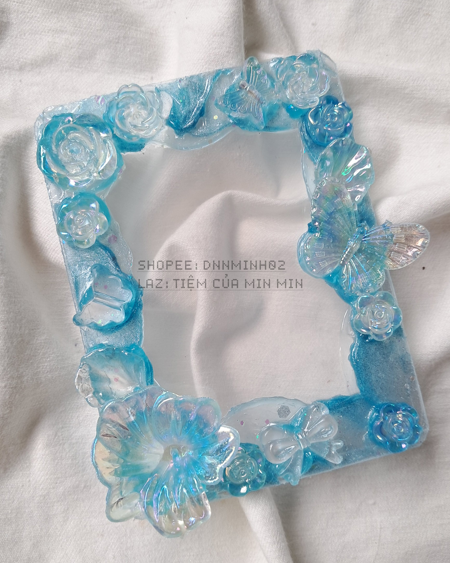 Toploader decor handmade bảo vệ thẻ bài bo góc.