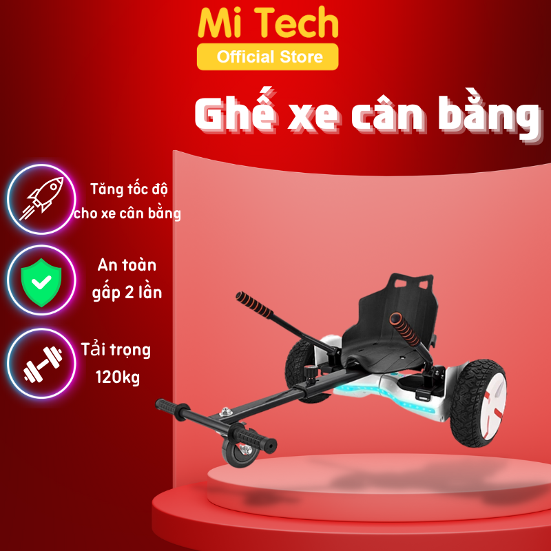 Ghế ngồi xe điện cân bằng 2 bánh  HOVERKART ✨ thích hợp mọi loại xe cân bằng 6.5 ; 8 ; 10 inch