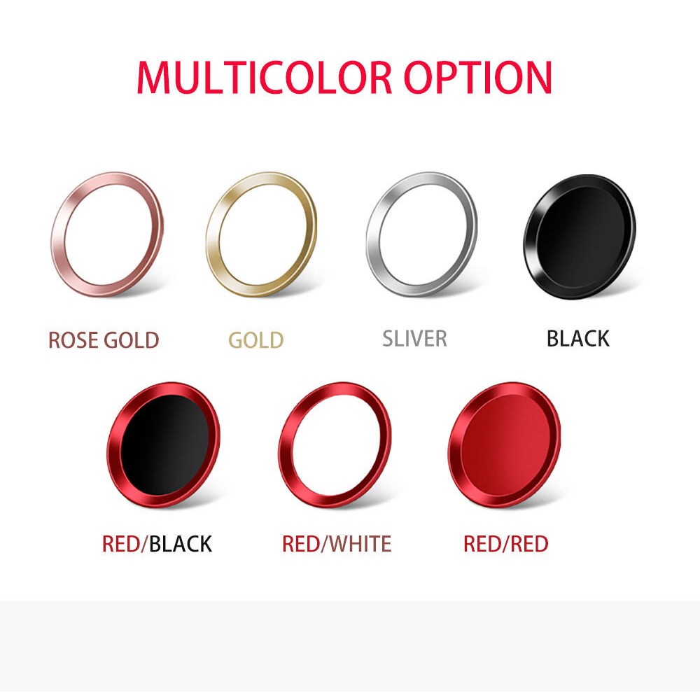 Nút Home Trắng viền Đỏ Cho I P h o n e 5/5S/6/6S/6Plus/6SPlus/7/7Plus (Touch Id Buttom)