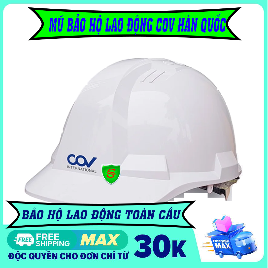 - mũ cứng bảo vệ đầu cov - mũ bảo hộ cov e005 tiêu chuẩn hàn quốc