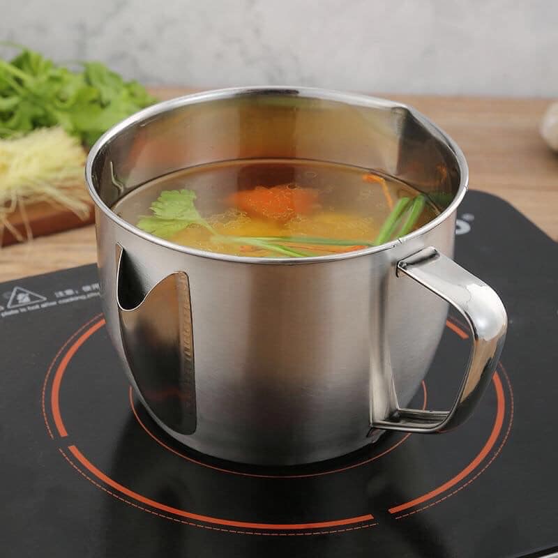 [HCM]Ca Tách Dầu Ăn - Nước Béo Bằng Inox Cao Cấp