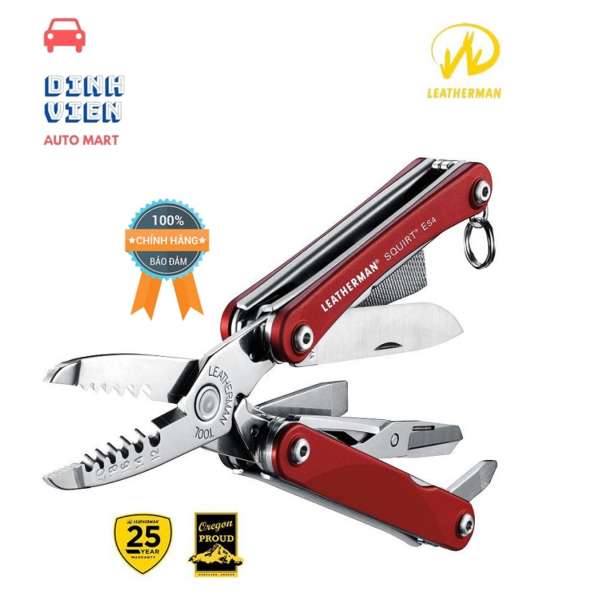 Kìm Đa Năng Leatherman Squirt ES4 9Tools