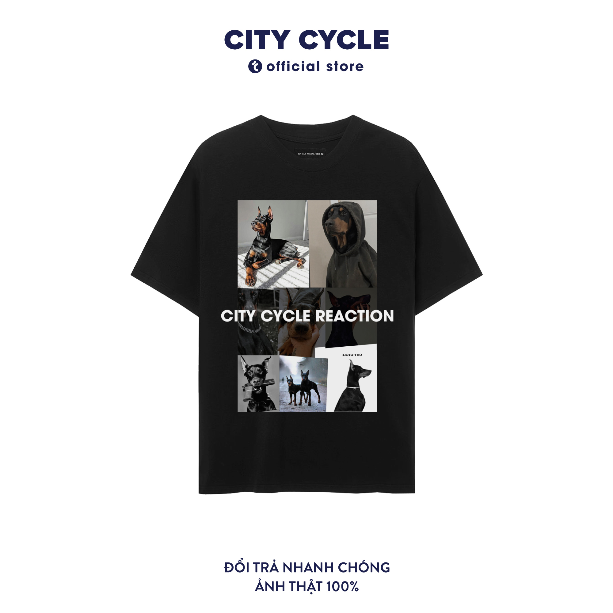 Áo thun nam nữ Reaction City Cycle - áo thun tay lỡ unisex Local Brand