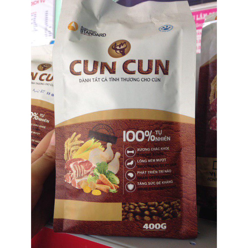 Thức ăn cho chó cuncun dog gói 1,5kg tặng kèm 2 túi snack senae