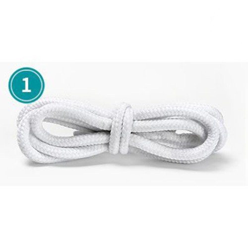 Dây giày tròn màu trắng đen 120cm phù hợp với giày thể thao giày sneaker không phai màu chất liệu bền đẹp Mylani D1