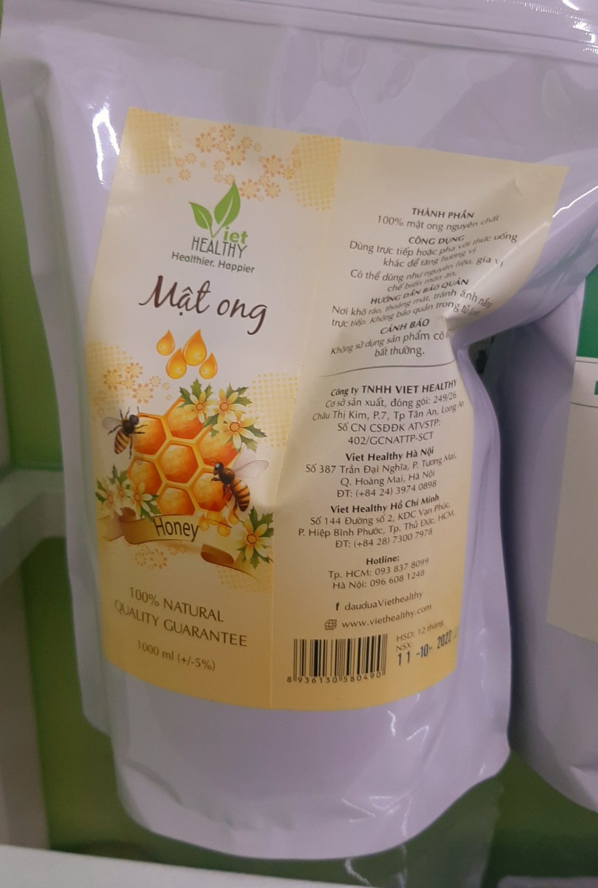 Mật ong tinh khiết Viet Healthy 1 lít