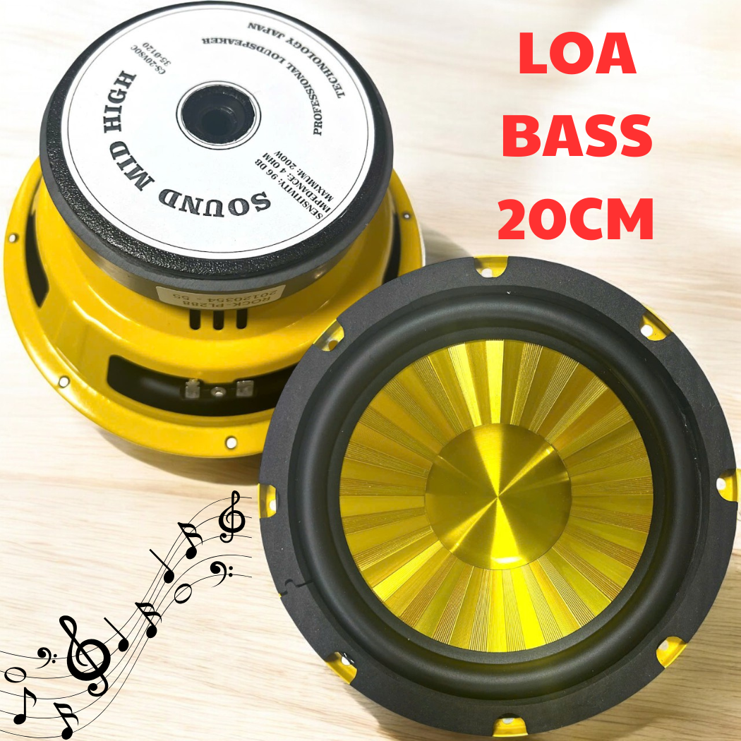  CỦ LOA BASS 20 RỜI COIL 38 TỪ 120 GÂN CAO SU  GIÁ 1 CÁI  HÀNG NHẬP KHẨU CHUYÊN HÁT KARAOKE NGHE NHẠC 