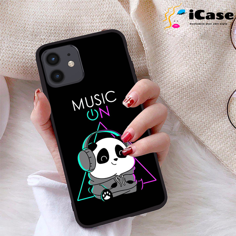 Ốp lưng iphone 12 viền dẻo tpu bst panda