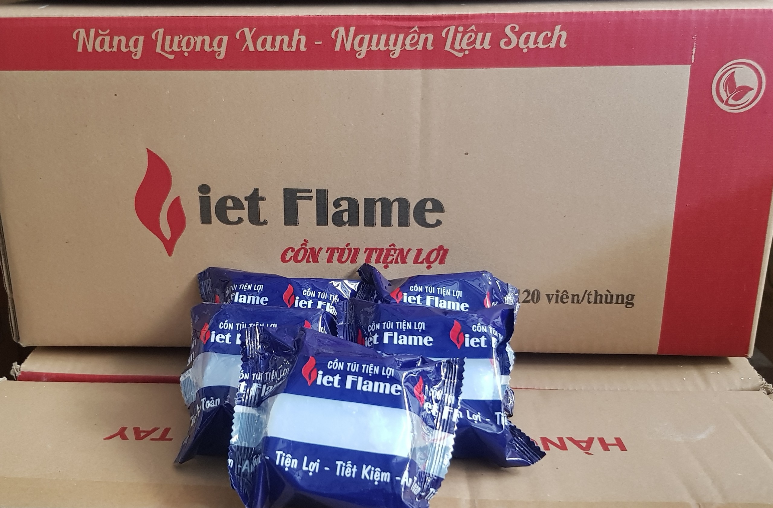 Cồn túi - cồn khô túi - siêu cháy 120 viên - 67gr/viên
