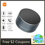 🔥【Readystock】 + Giao hàng miễn phí🔥Xiaomi  A10 Loa bluetooth không dây Xách Tay Mini loa không dây ngoài trời thẻ TF Âm Nhạc Surround Loa HD Bằng Giọng Nói Gây Sốc Bass