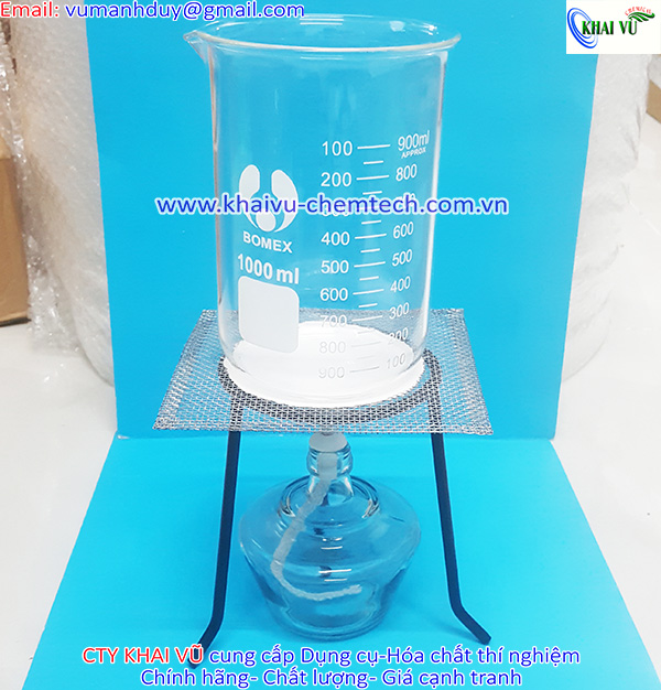 [HCM]BỘ ĐỐT CỐC THỦY TINH THÍ NGHIỆM BẰNG CỒN (Chọn đủ các phân loại để lắp ráp)