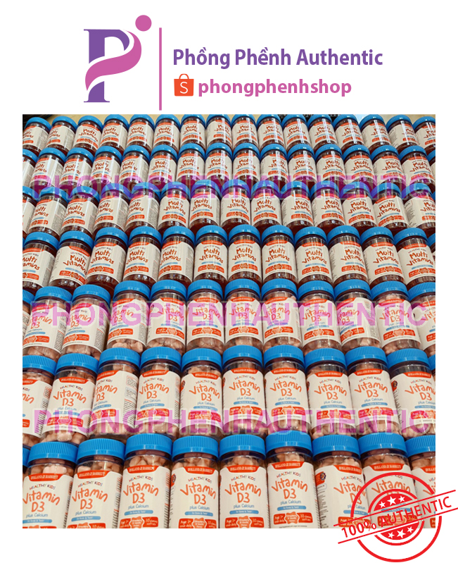 Kẹo dẻo vitamin tổng hợp + Omega 3 gấu vị cam Holland & Barret
