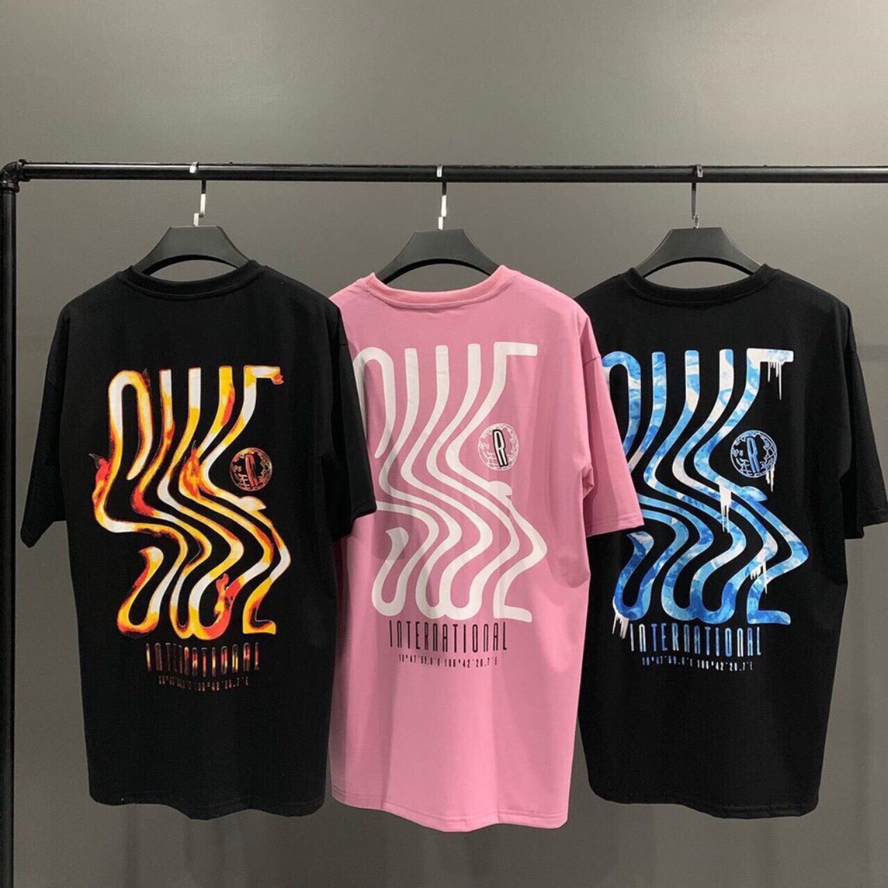 [HCM]ÁO THUN UNISEX GỢN SÓNG HUYỀN ẢO 3D PHẢN QUANG TUYỆT ĐẸP FROM RỘNG CỰC HOT 1REDSHOP