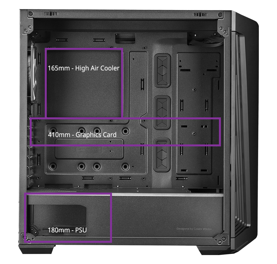 Vỏ Case CoolerMaster MasterBox MB540 ARGB - Hàng Chính Hãng