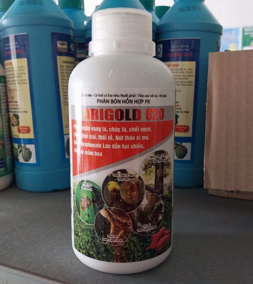 Arigold 620 chai 0.5lit. HDSD có trong hình hạn chế vàng lá thối rễ