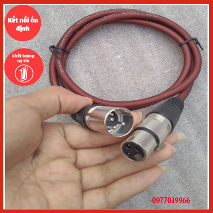 Bộ 2 dây chuyển tín hiệu từ canon cái sang canon loại tốt