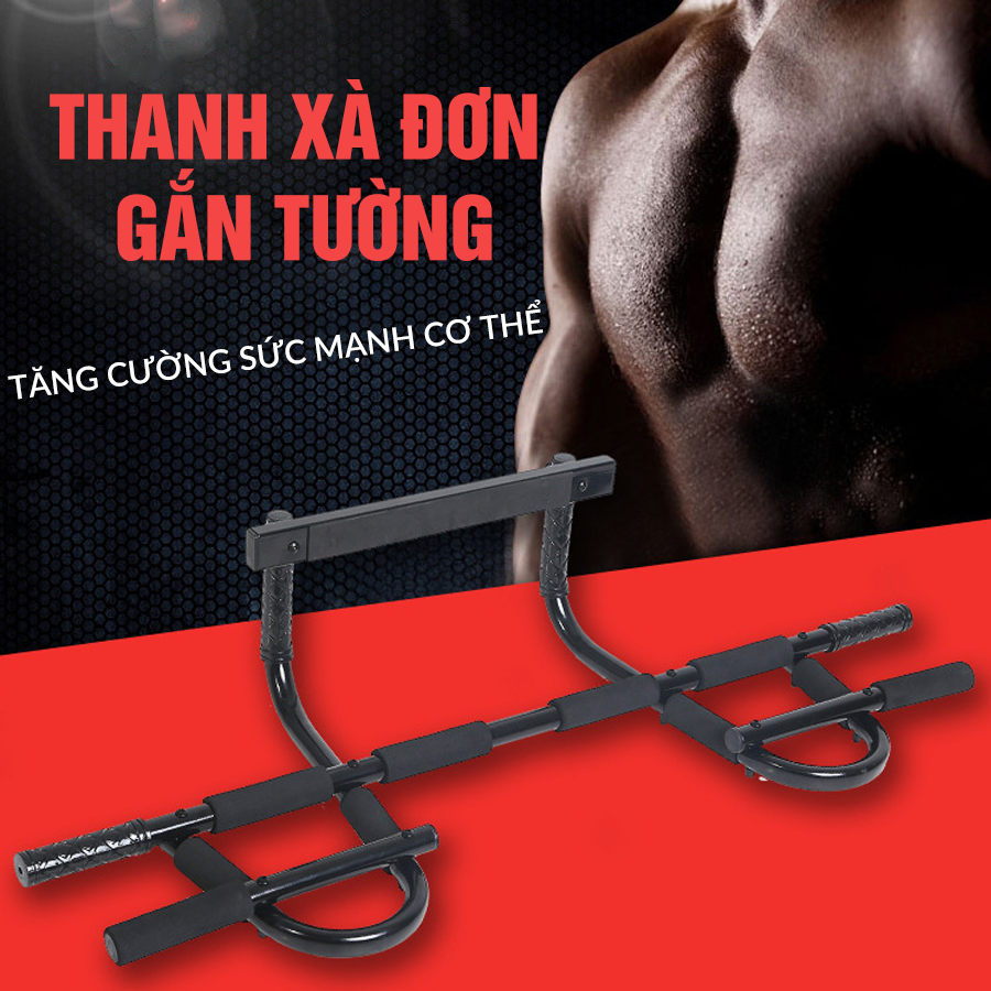 Xà Đơn Treo Tường | Xà Kép Gắn Cửa CHÍNH HÃNG CAO CẤP 60-130cm - Kích thước tùy chỉnh phù hợp
