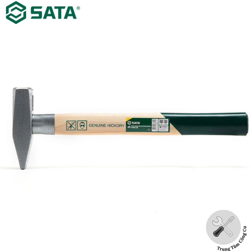 Búa đầu bằng cán gỗ 200g sata 92401