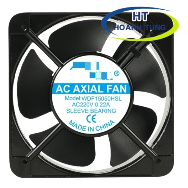 Quạt vuông hút thổi 1,5 tấc kích thước 150x150x50 dây đồng vỏ nhôm giải nhiệt điện áp 220VAC chất lượng tốt