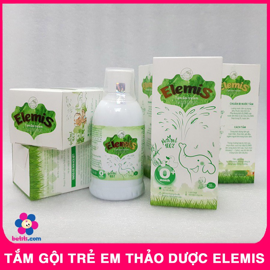 Sữa tắm gội thảo dược cho trẻ sơ sinh và trẻ nhỏ elemis 200ml - 8936058820418