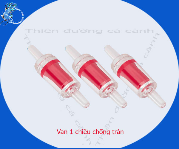 Van oxi 1 chiều chống tràn hồ cá-van oxi chống tràn nước vào máy oxi cá cảnh