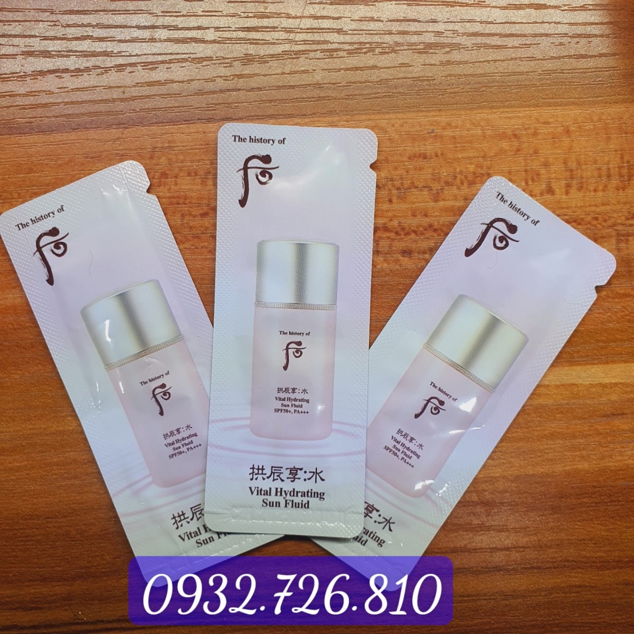 Sample Kem chống nắng whoo hồng