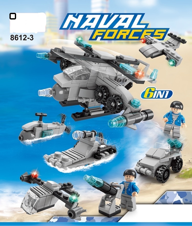 [ RẺ VÔ ĐỊCH ] Đồ chơi  lắp ghép mô hình máy bay hải quân - Bộ 6 trong 1 máy bay hải quân , mô hình đẹp, giúp bé rời xa điện thoại, ti vi giúp kích thích trí tưởng tượng, khả năng sáng tạo cũng như sự khéo tay của các bé- Sh