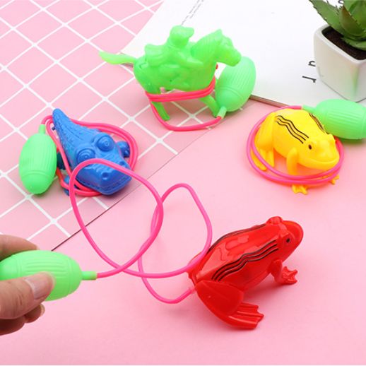 Đồ Chơi Tuổi Thơ Bóp Thú Nhảy Hình Cá Sấu, Ếch, Người Cưỡi Ngựa [Đồ Chơi Trẻ Em]