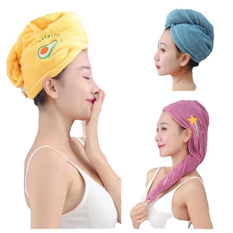 Khăn Quấn Đầu Ủ Tóc Siêu Thấm Hút - Lau Khô Tóc Gấp 3 Lần Khăn Thường
