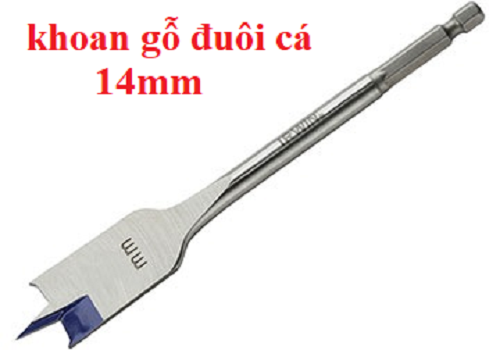 1x 14mm 1 mũi khoan gỗ-đuôi cá irwin 10502808