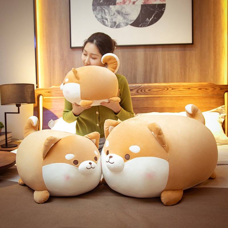 Gấu bông chó corgi dễ thương thú nhồi bông shiba inu chó nhật cute cao cấp