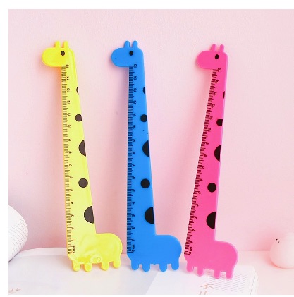 Thước kẻ hình hươu cao cổ, hình voi cute Pison