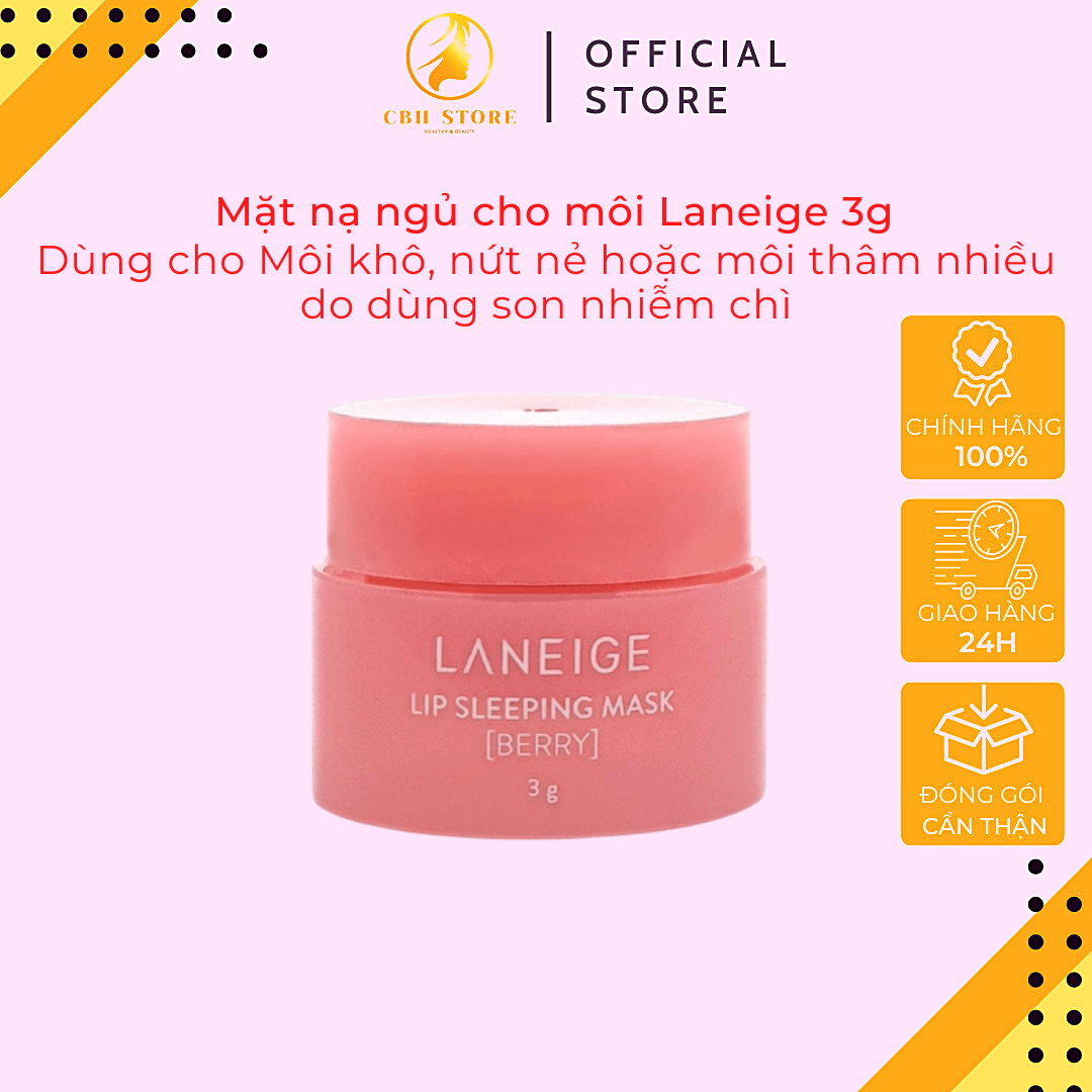 Mặt nạ ngủ cho môi Laneige 3g