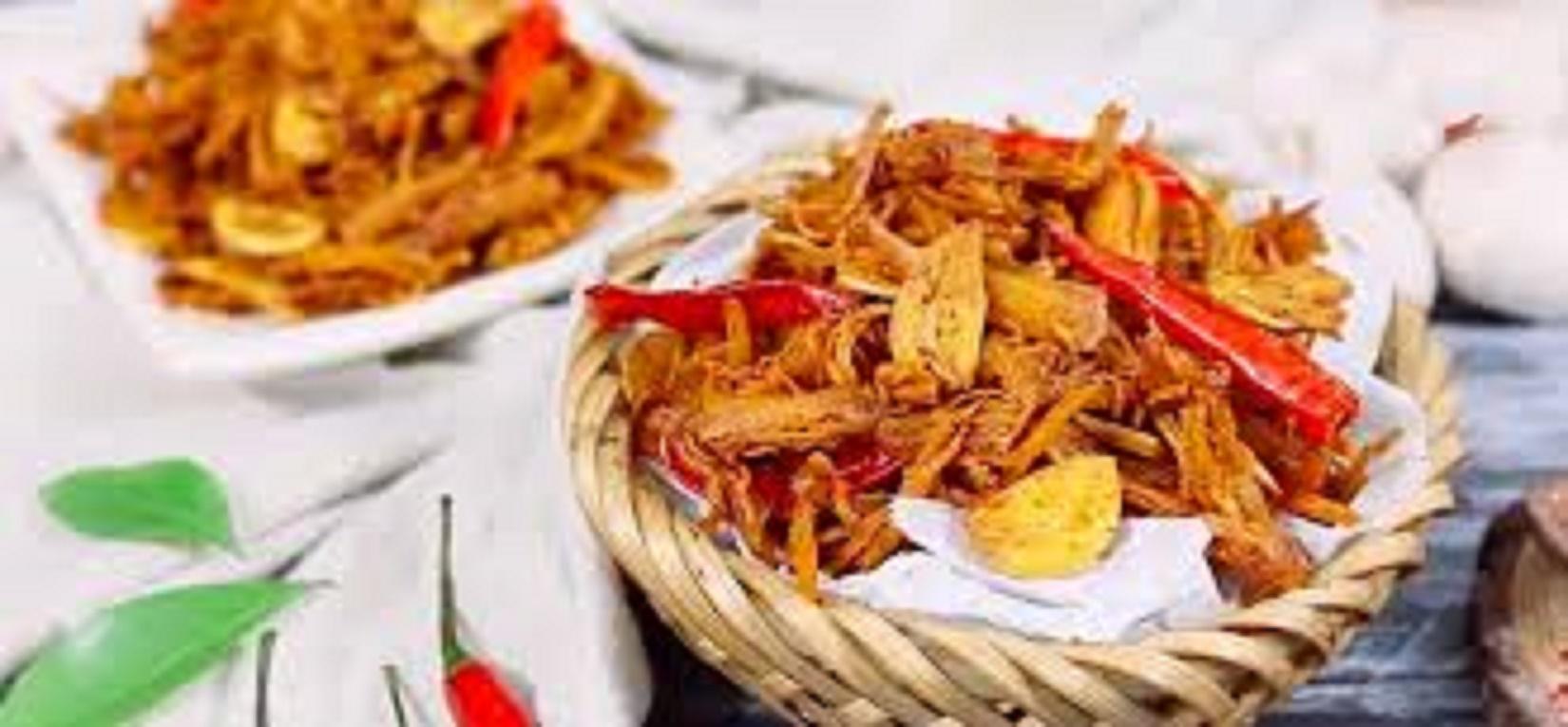 [HCM]1kg khô gà bơ tỏi