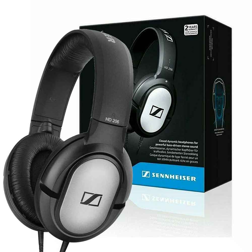 Tai nghe chụp tai Sennheiser HD 206 Over-ear Đen