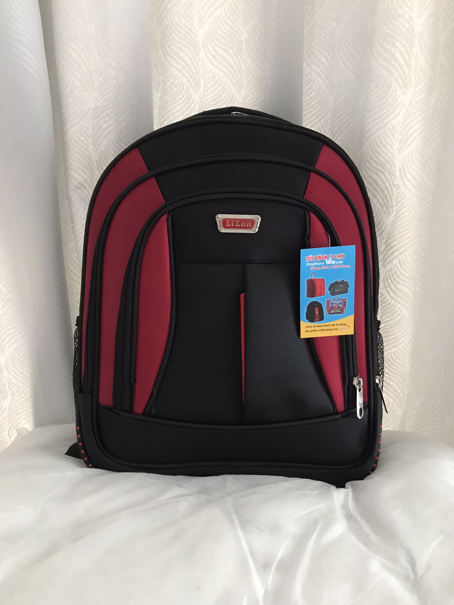 45x35cm BALO LAPTOP DU LỊCH NAM NỮ CHẤT LƯỢNG ĐI HỌC ĐI LÀM  NHIỀU MÀU PHỐI MÀU SỌC DỌC - M06