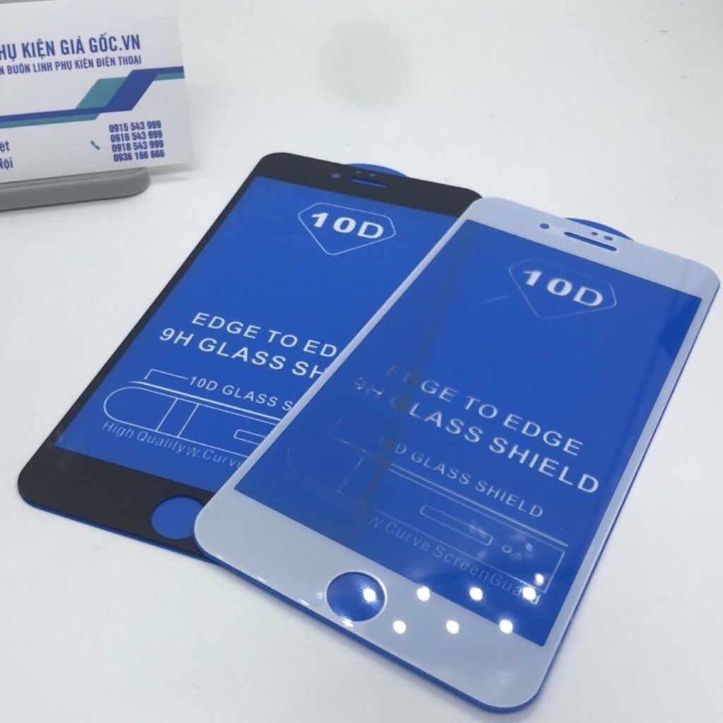 Bộ 3 kính 9d cho tất cả các dong iphone từ 6,6+,6s,6s+,7,7+,8,8+,x,xs,xsmax,11,11pro,11promax siêu bền kèm miếng việc sinh