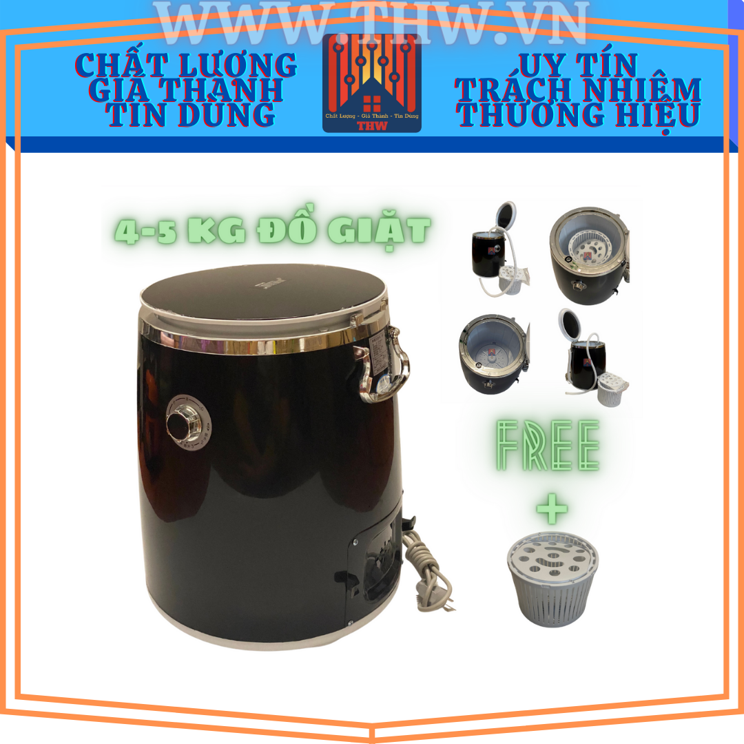 Máy giặt mini crom cao cấp của thw 4kg-5kg đồ giặt